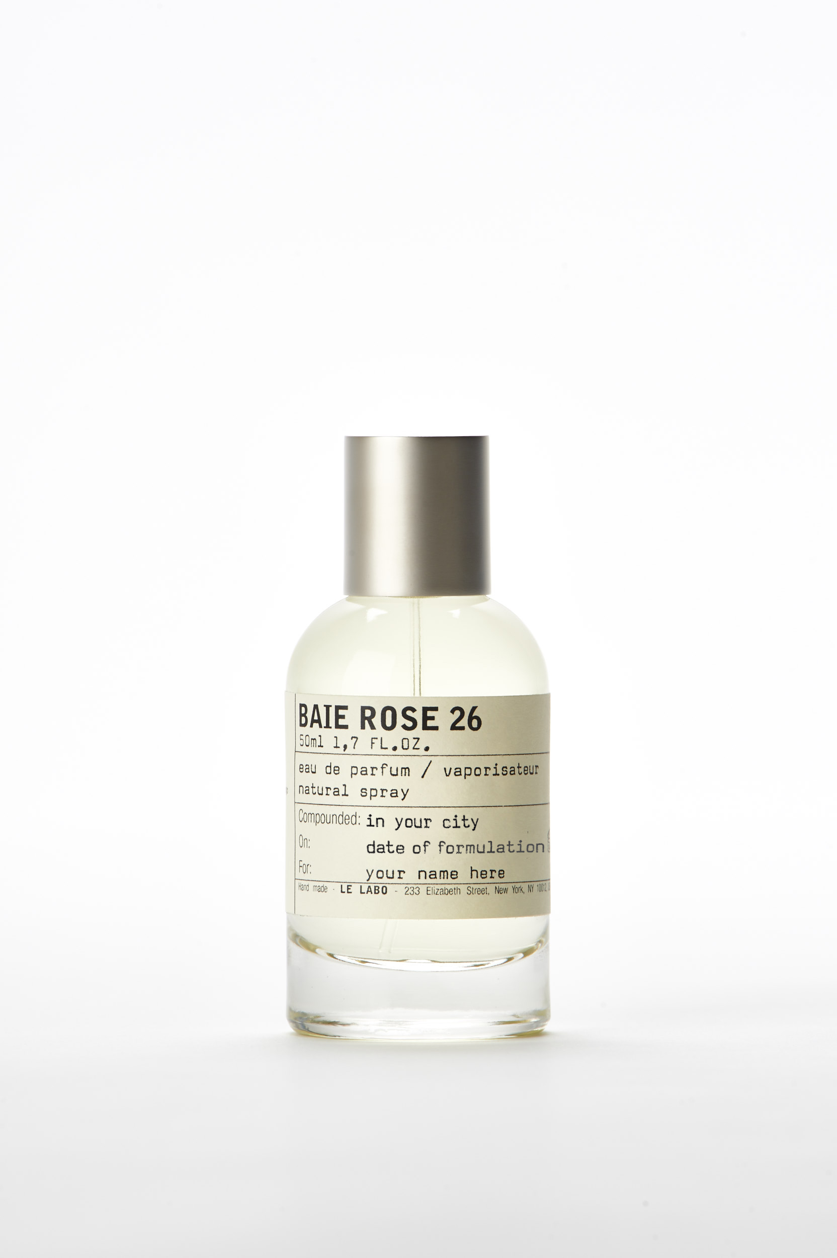 Le Labo Baie Rose 26 perfume 50ml - Front Row Edit by Cameron Tewson