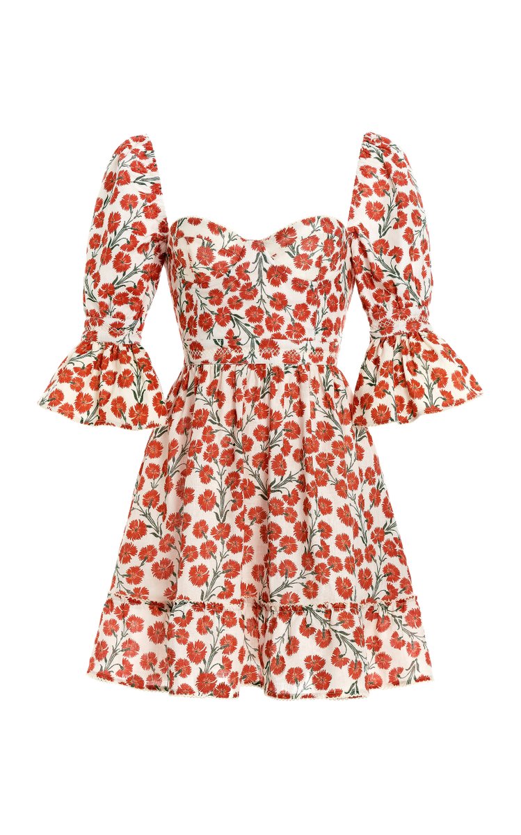 best-summer-dresses-to-buy-in-2021-dress-agua-by-agua-bendita-red-cedro-sweetheart-neck-bermelo-print-linen-mini-dress